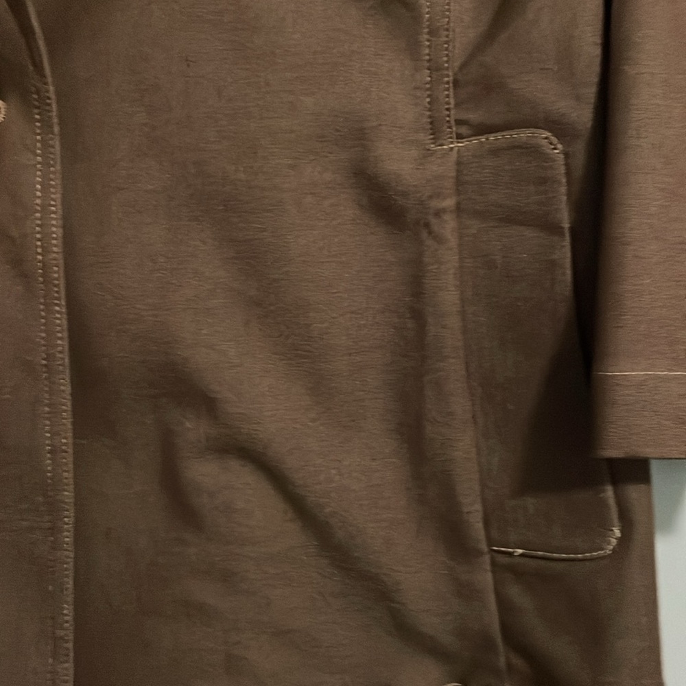 Chocolate brown jacket. Size medium - Picture 2 of 5
